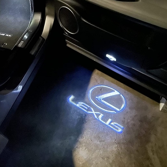 Set of 2 USMC Marine Corps car door projector LED lights - Picture 5 of 6